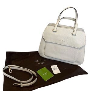 Kate Spade Cream Boxwood Road Aubrey Satchel Bag w/ Dust Bag